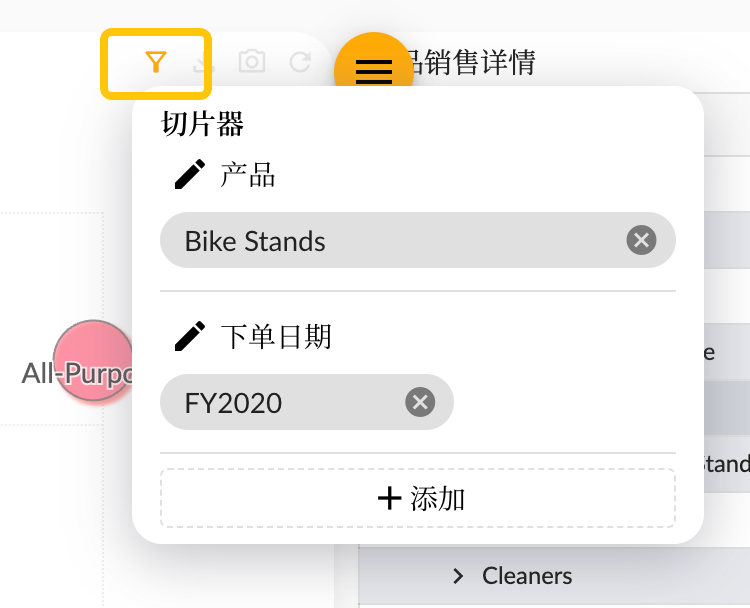 Slicers that effect widget